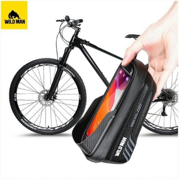 Husă/suport pentru bicicletă WILDMAN M E12X pannier pentru cadru negru/negru