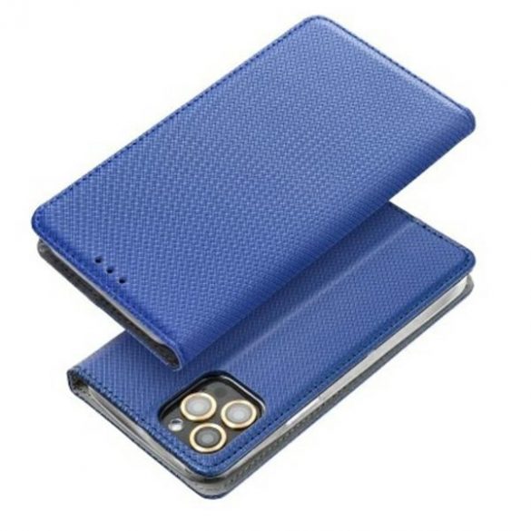 Etui Smart Magnet carte Motorola MOTO G53 5G niebieski/albastru