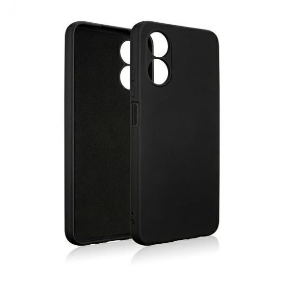 Beline Etui Silicon Oppo A17 czarny/negru