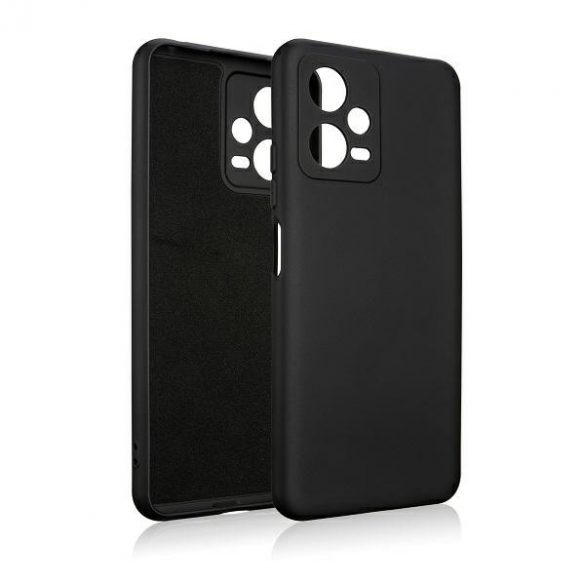 Beline Etui Silicon Xiaomi Redmi Note 12 5G / Poco X5 5G czarny/negru