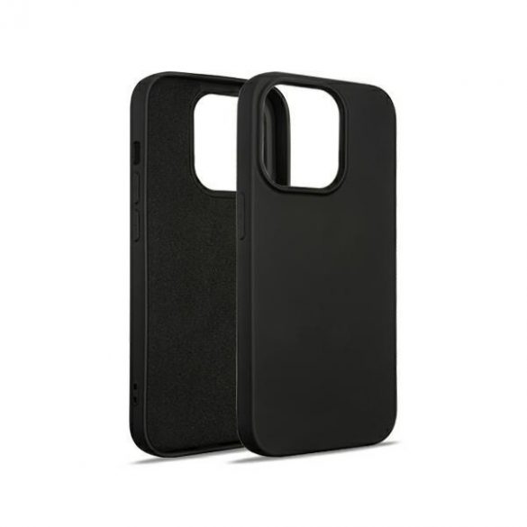 Beline Etui Silicon iPhone 15 Pro 6,1 czarny/negru"