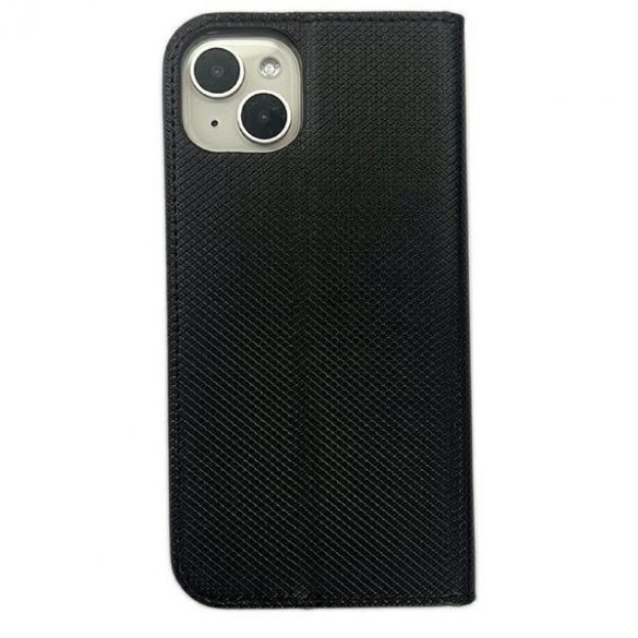 Cartea Etui Smart Magnet iPhone 15 / 14 / 13 6.1" czarny/negru