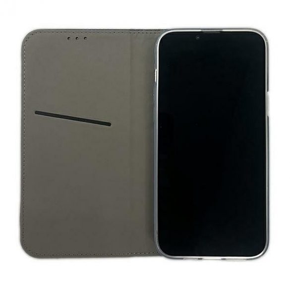 Cartea Etui Smart Magnet iPhone 15 / 14 / 13 6.1" czarny/negru