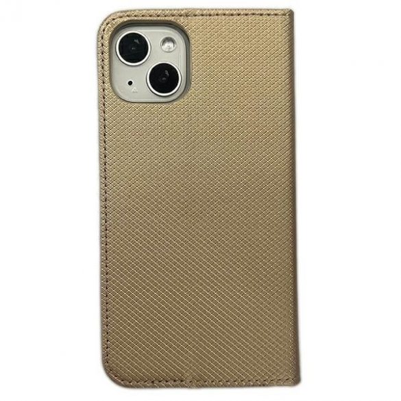 Cartea Etui Smart Magnet iPhone 15 / 14 / 13 6,1" złoty/aur