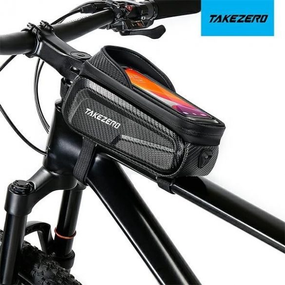 Husă/suport pentru bicicletă TAKEZERO TZ01 pannier pentru cadru negru/negru