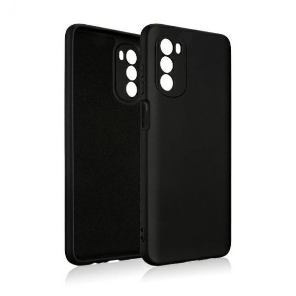 Beline Etui Silicon Motorola Moto G82 5G czarny/negru