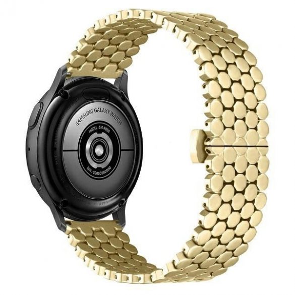 Beline curea Watch 20mm Metal Honeycomb gold /gold box