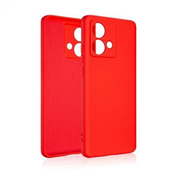 Beline Etui Silicon Motorola Moto Edge 40 Neo czerwone /red