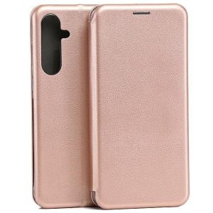 Beline Etui Book Magnetic Samsung A55 A556 różowo-złoty/rose gold