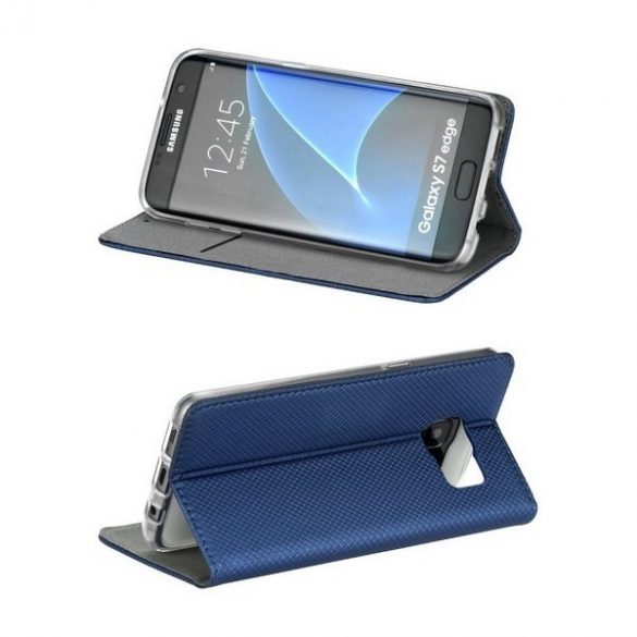 Etui Smart Magnet carte Samsung A35 A356 niebieski/albastru