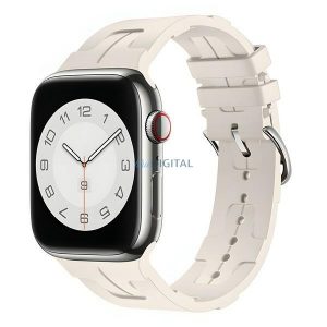 Beline pasek Apple Watch Silicon Ultra 42/44/45/49mm cutie beżowy/starlight