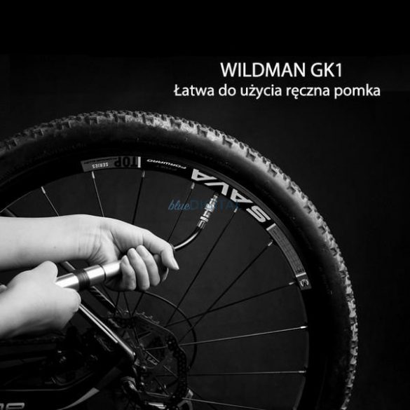 WILDMAN Pompka rowerowa ręczna GK1 aluminiowa czarna/negru