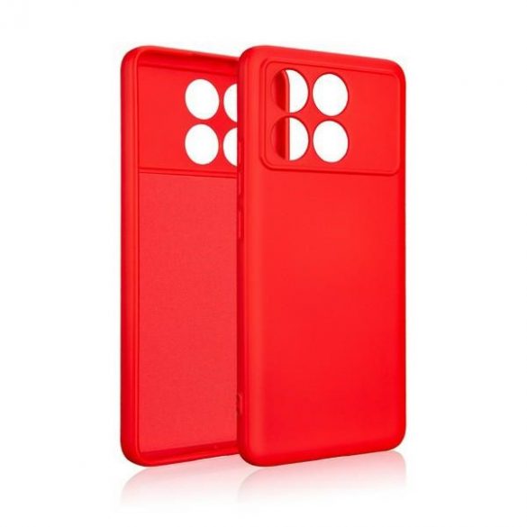 Beline Etui Silicon Poco X6 Pro czerwony/red