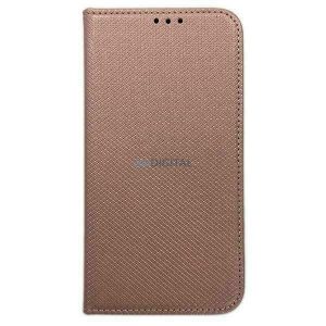 Carcasă magnetică inteligentă pentru cărți Infinix Hot 30 - aur roz