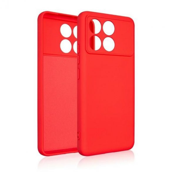 Beline Etui Silicon Xiaomi Poco F6 Pro czerwony/red