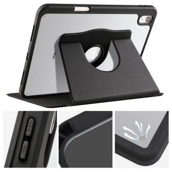 Etui Stand iPad Air 11 2024 czarne/negru