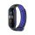 Beline pasek Design Mi Band 7/6/5 czarno-niebieski /negru-albastru