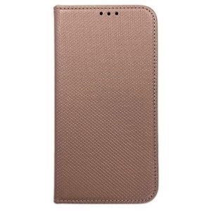 Carcasă de carte Smart Magnet Motorola Edge 50 Pro - culoare aur roz