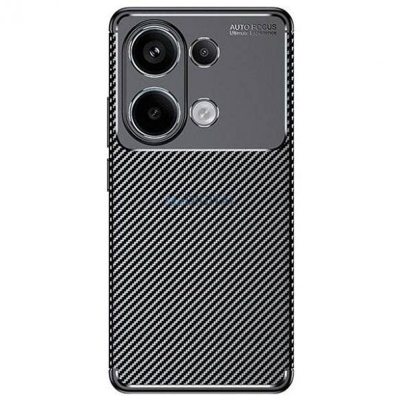 Beline Carbon Armor caz Xiaomi Redmi Notă 13 Pro 4G - negru