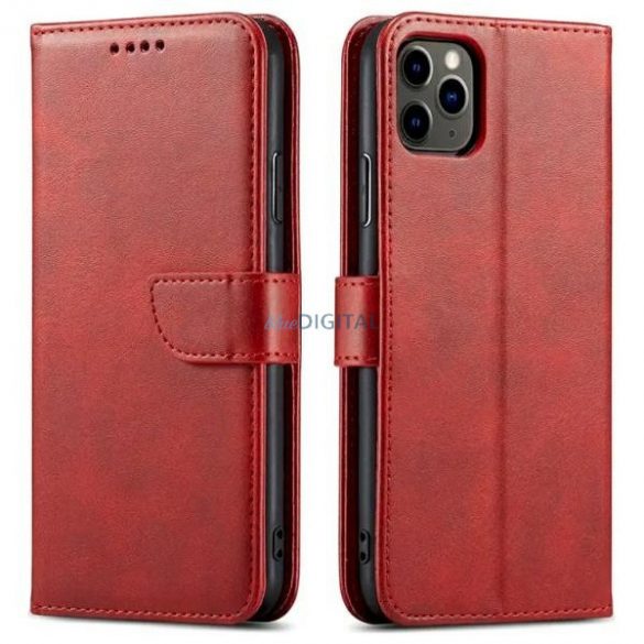 Marv Wallet carcasă de carte Samsung Galaxy M55 - roșu