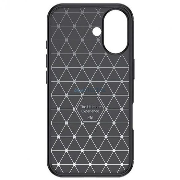 Carcasă Beline Carbon Armor pentru iPhone 16 Plus - negru