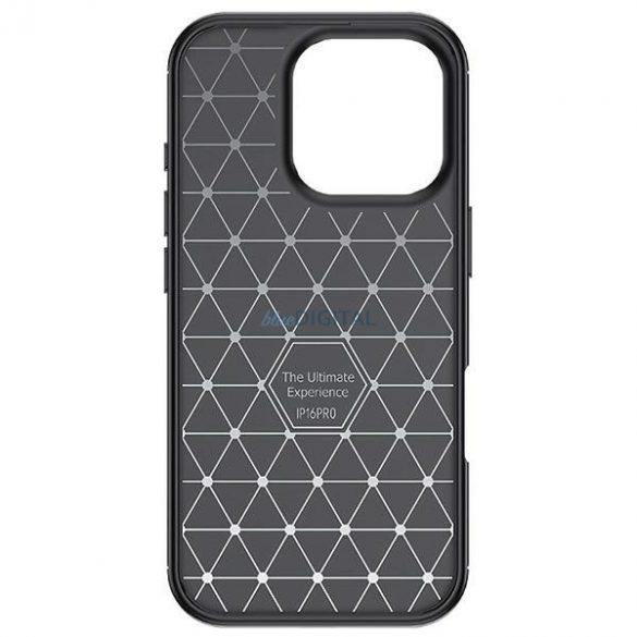 Carcasă Beline Carbon Armor pentru iPhone 16 Pro - negru