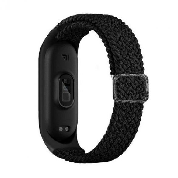 Beline pasek Mi Band 8 Nylon czarny/negru