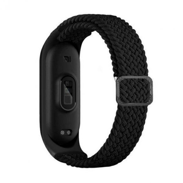 Beline pasek Mi Band 8 Nylon czarny/negru