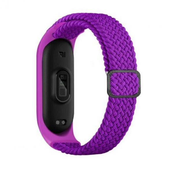 Beline pasek Mi Band 8 Nylon fioletowy/violet