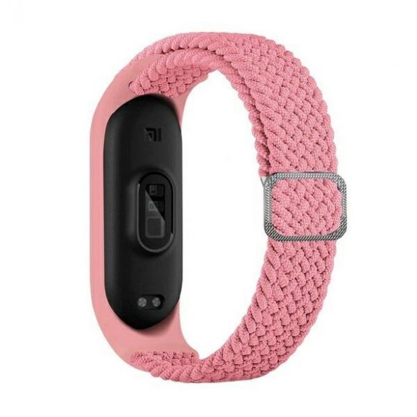 Beline pasek Mi Band 8 Nylon różowy/roz