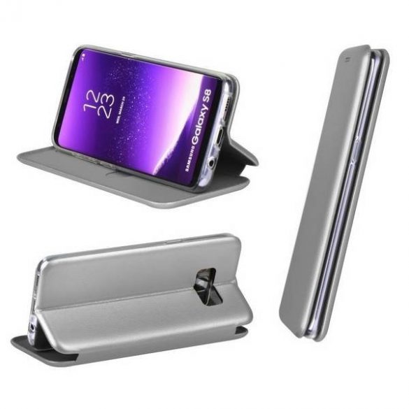 Beline Husă Husă tip carte Magnetic iPhone 7/8 steel/steel SE 2020 / SE 2022 husă