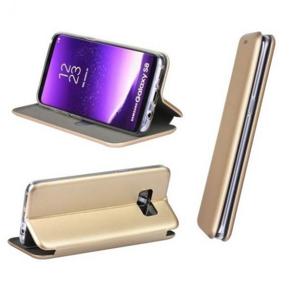 Beline Husă Husă tip carte Magnetic iPhone 7/8 gold/gold SE 2020 / SE 2022 husă