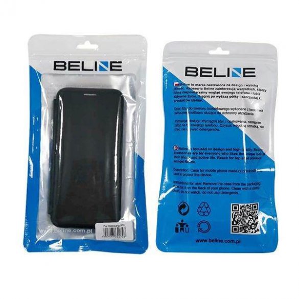 Beline Husă Husă tip carte Magnetic Samsung S10 G973 husă negru / negru