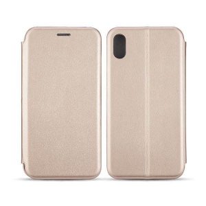 Beline Etui Book Carcasa magnetică pentru iPhone Xs Max złoty/aur