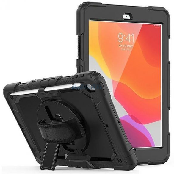 Husă Tech-Protect Solid360 iPad 10.2" 2019/2020/2021 husă negru / negru