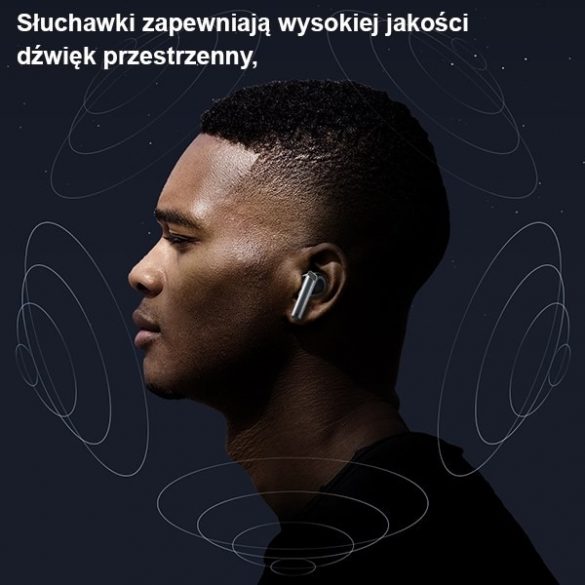 AWEI słuchawki Bluetooth 5.3 T52 Pro2 TWS + stacja dokująca czarny/black