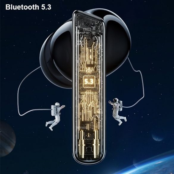 AWEI słuchawki Bluetooth 5.3 T52 Pro2 TWS + stacja dokująca czarny/black