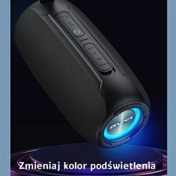 AWEI głośnik Bluetooth Y370 20W czarny/negru