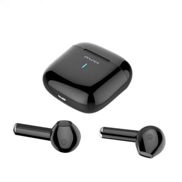 AWEI Bluetooth 5.0 T26 Căști TWS + docking negru/negru