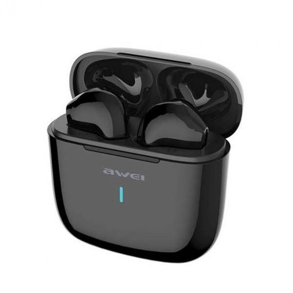 AWEI Bluetooth 5.0 T26 Căști TWS + docking negru/negru