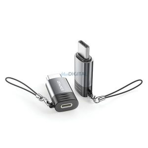 AWEI A12 Adaptor Type-C - Lightning - gri