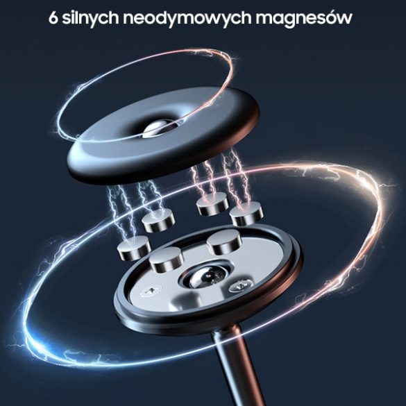 AWEI magnetyczny uchwyt samochodowy X22 cu kokpit czarny/negru