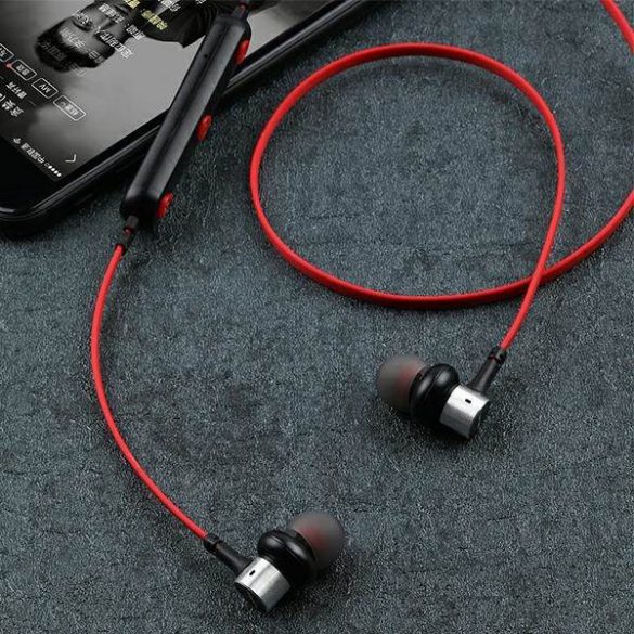 AWEI słuchawki sportowe Bluetooth B923BL czerwony/red magnetyczne