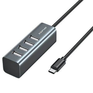 AWEI HUB CL-122T 4xUSB-A/USB-C czarny/negru