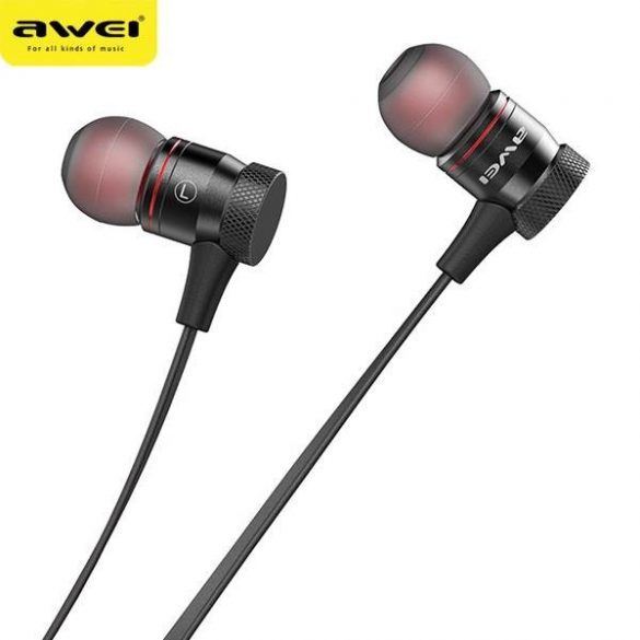 Căști sport AWEI Bluetooth A920BL negru/negru magnetic