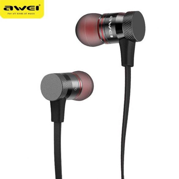 Căști sport AWEI Bluetooth A920BL negru/negru magnetic