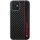 Husă rigidă Audi Carbon Fiber Stripe iPhone 12/12 Pro 6.1 czarny/negru AUS-TPUPCIP12P-R8/D1-BK"