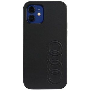 Audi piele sintetică iPhone 11 Pro 5.8 negru / negru hard Husă AU-TPUPCIP11-TT/D1-BK"