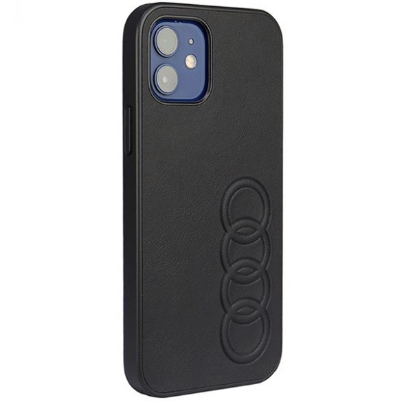 Audi piele sintetică iPhone 11 Pro 5.8 negru / negru hard Husă AU-TPUPCIP11-TT/D1-BK"