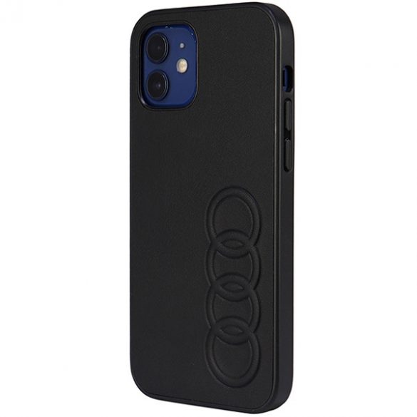 Audi piele sintetică iPhone 11 Pro 5.8 negru / negru hard Husă AU-TPUPCIP11-TT/D1-BK"